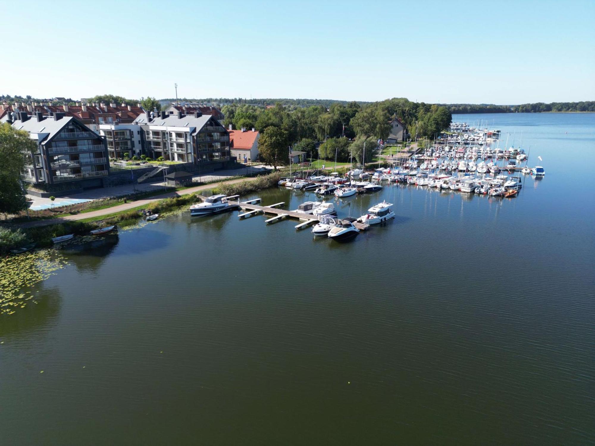 Marina Ostroda III - Widok Na Jezioro, Podziemny Garaz, Winda, Klimatyzacja, Wanna I Prysznic, 2 Lazienki, Lux Exterior photo